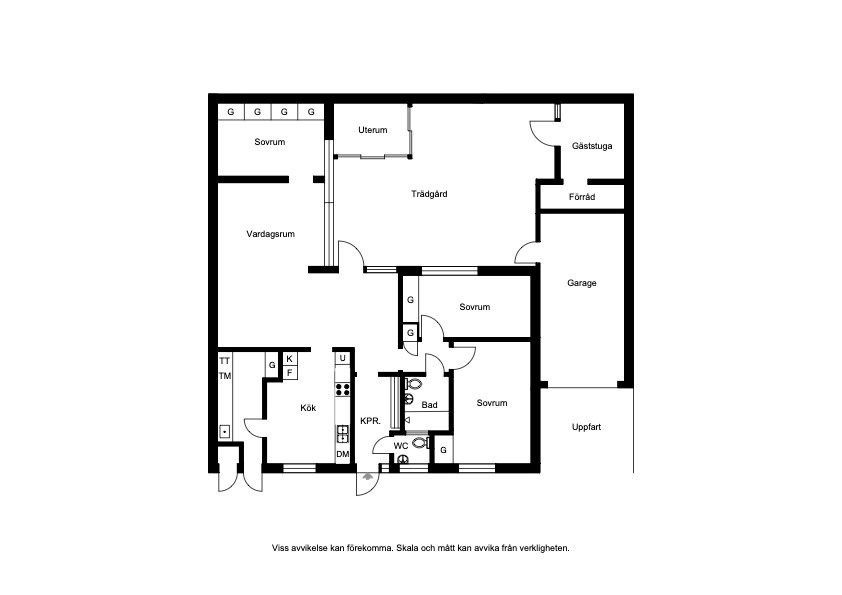 Planritning 2. Munkhättegatan 78.